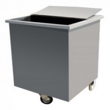Контейнер ТБО с крышкой на колесиках